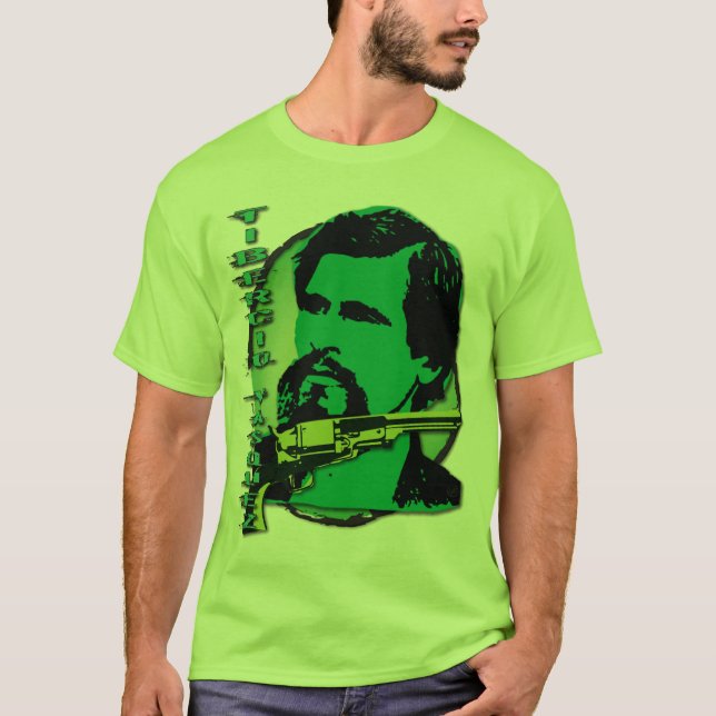 Camiseta Proscrito legendario de Tiburcio Vásquez (Anverso)