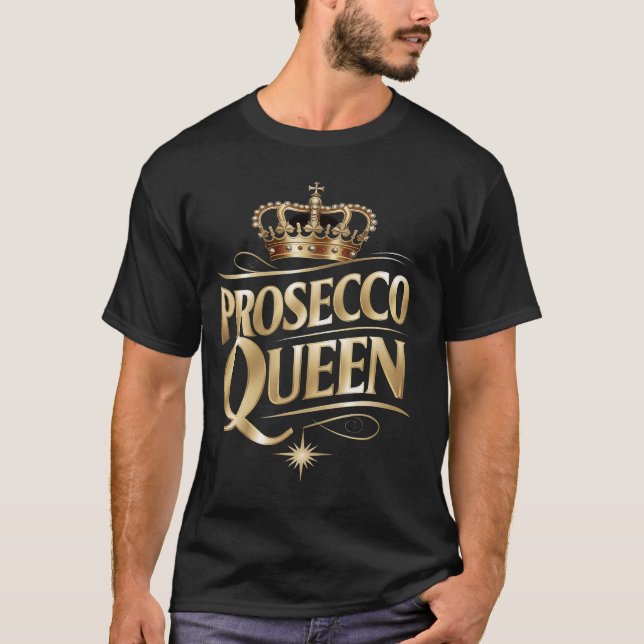 Camiseta Prosecco Bubbling Wine Princess 1 (Anverso)