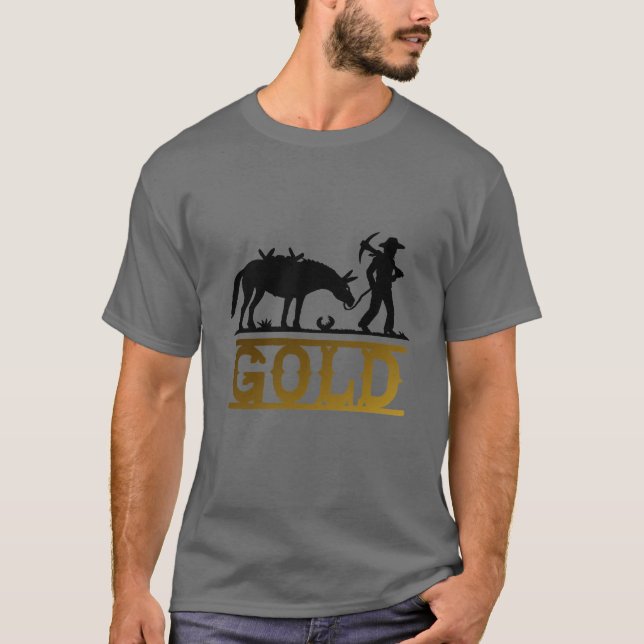 Camiseta Prospector del oro (Anverso)