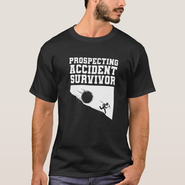 Camiseta Prospector Pro de oro para supervivientes de accid (Anverso)