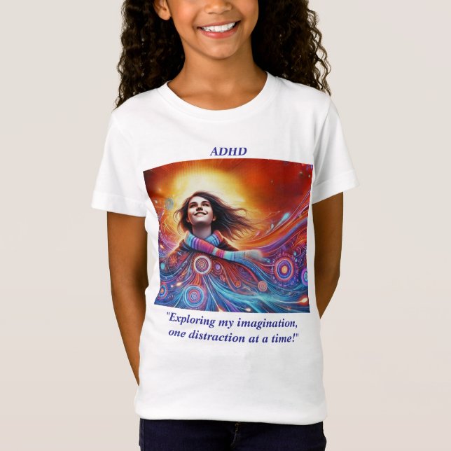 Camiseta Prosperando con el TDAH- (Anverso)