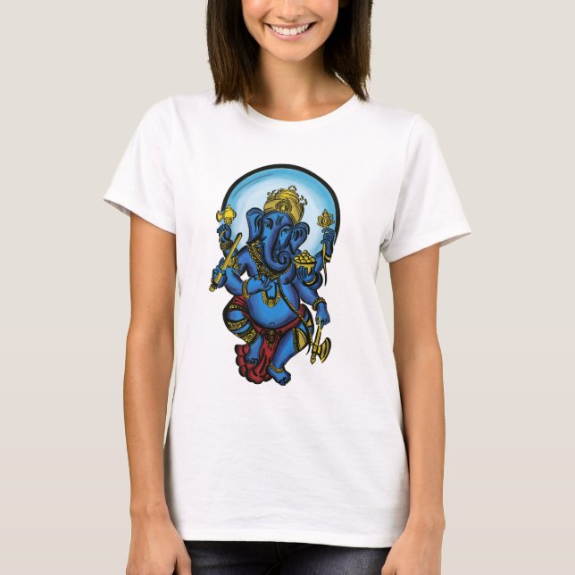 Camiseta Prosperidad de Ganesh (Anverso)