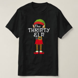 Camiseta prósperos navidades de pareja de elfos
