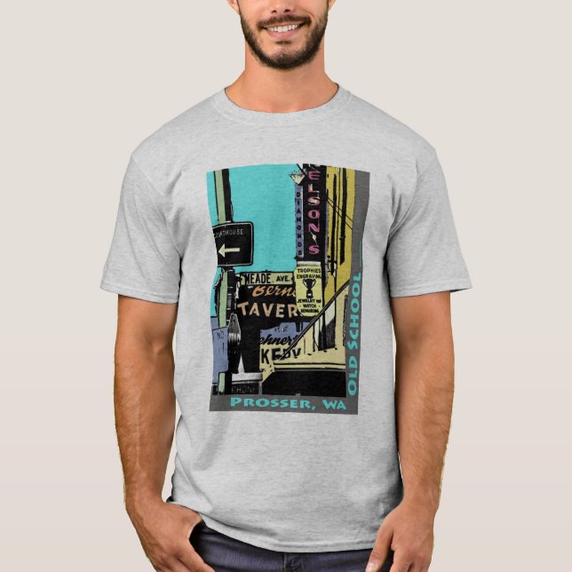 Camiseta Prosser, escuela vieja de WA (Anverso)