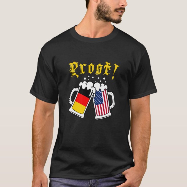 Camiseta Prost Cheers Beer Festival American German Beer Dr (Anverso)