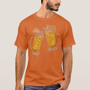 Camiseta Prost Cheers Oktoberfest Beer Mugs 