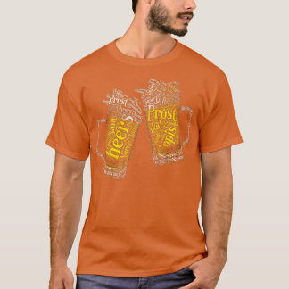 Camiseta Prost Cheers Oktoberfest Beer Mugs 