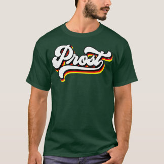 Camiseta Prost Oktoberfest Retro Bavarian Munich German Bee