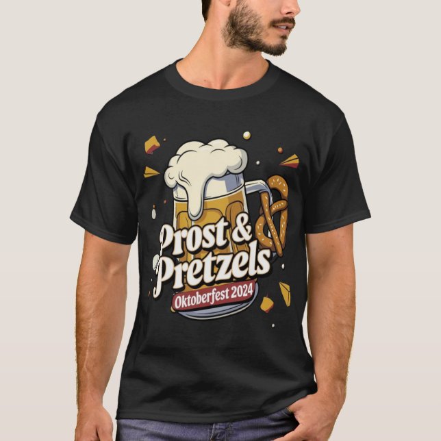 Camiseta Prost & Pretzels Oktoberfest 2024 (Anverso)