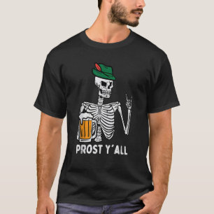 Camiseta Prost Y All Skeleton Rocker Bávaro Rock