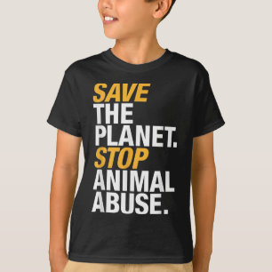 Camiseta Protección Ambiental Bienestar Animal Vegano Tierr