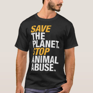 Camiseta Protección Ambiental Bienestar Animal Vegano Tierr