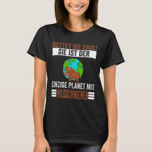 Camiseta Protección Ambiental Protección Animal Jabalí