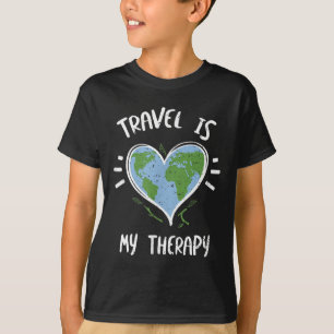 Camiseta Protección Ambiental_ Viajes Es Mi Terapia - E