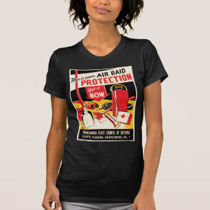 Camiseta Protección contra ataques aéreos