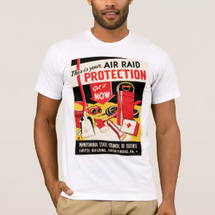 Camiseta Protección contra ataques aéreos