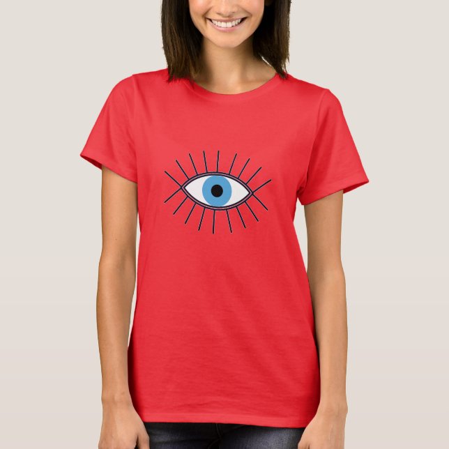 Camiseta Protección contra el signo del mal ocular (Anverso)
