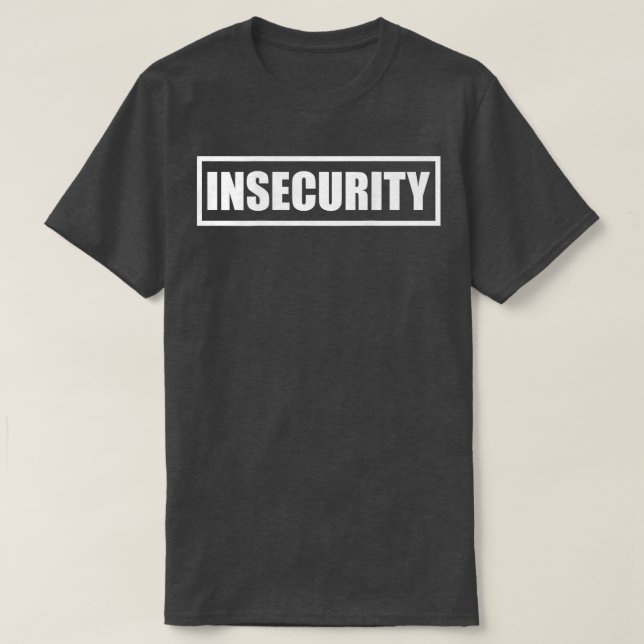 Camiseta Protección contra la inseguridad en la parte poste (Diseño del anverso)