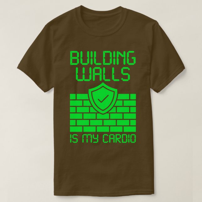 Camiseta Protección de datos de Ciberseguridad Firewall (Diseño del anverso)