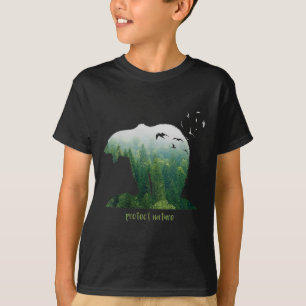Camiseta Protección de la naturaleza de la mujer Protección