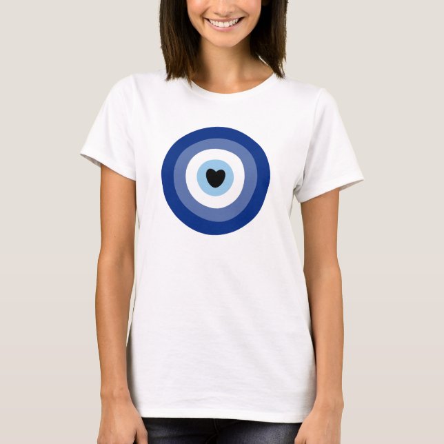 Camiseta Protección de símbolos de ojos malvados (Anverso)