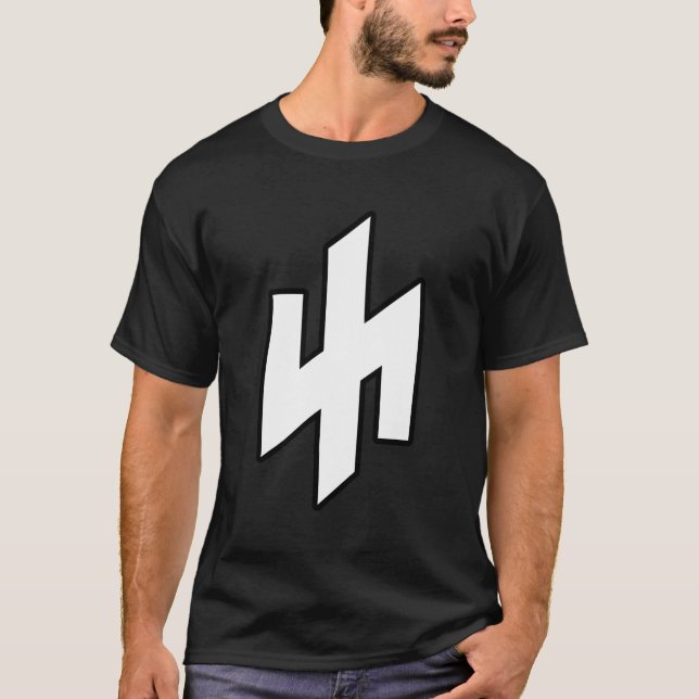 Camiseta Protección De Wolfsangel De Los Lobos De La Correr (Anverso)