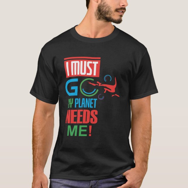 Camiseta protección del medio ambiente planeta (Anverso)