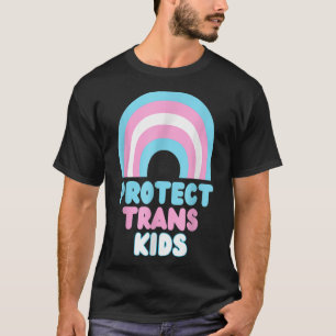 CAMISETA PROTECCIÓN DEL ORGULLO LGBT DE LOS NIÑOS TRANS 