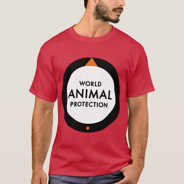 Camiseta Protección mundial de los animales (Anverso)