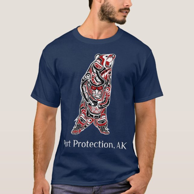 Camiseta Protección portuaria Alaska Nativo Estadounidense  (Anverso)