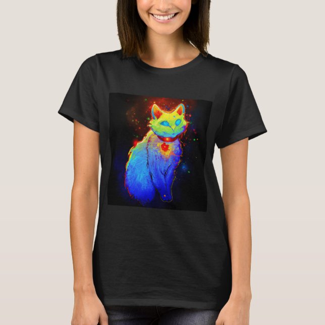 Camiseta Protección sutil de los gatos de ángel (Anverso)