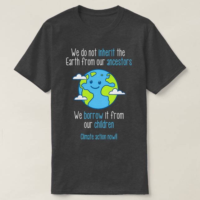 Camiseta Protect mother earth climate strike (Diseño del anverso)