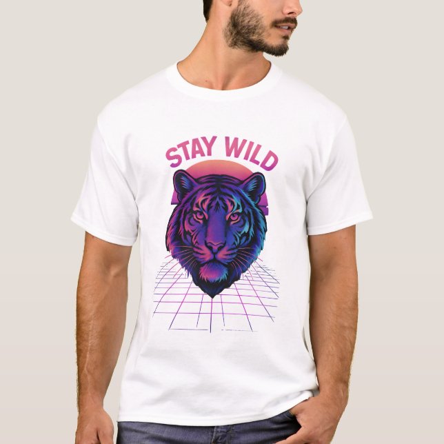 Camiseta Protect Nature with Tiger Power (Anverso)