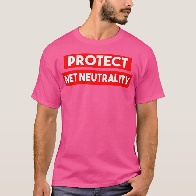 Camiseta Protect Net Neutrality Save The Internet Privacy (Anverso)