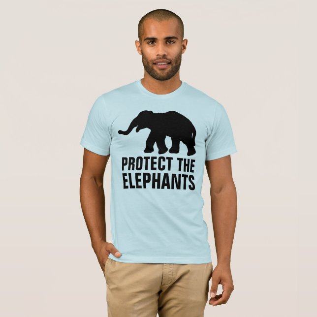 CAMISETA PROTECT THE ELEPHANTS T-SHIRTS (Anverso completo)