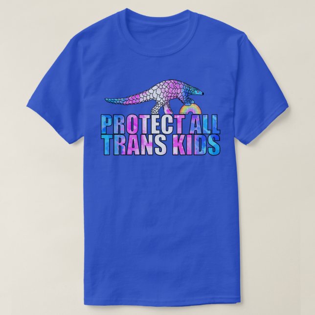 Camiseta Protect Trans Kids Dice El Pangolin (Diseño del anverso)