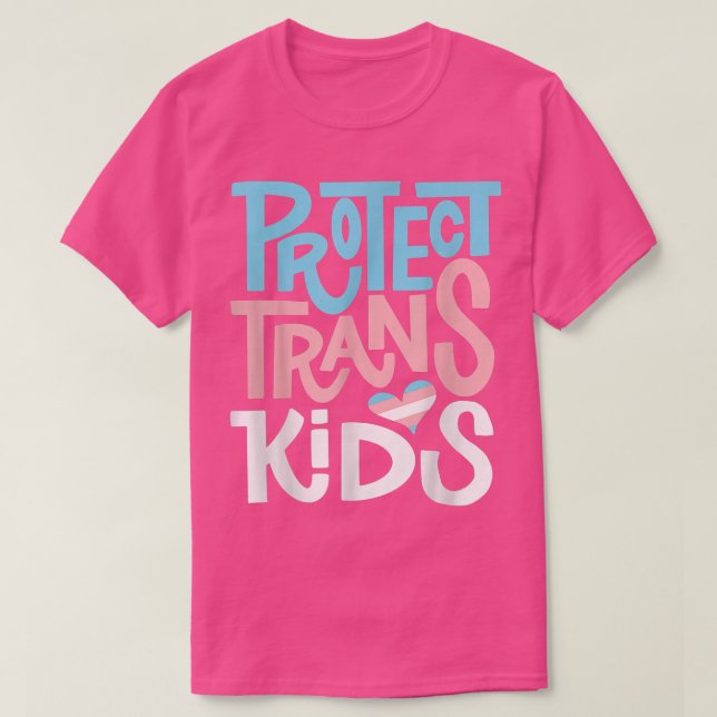 Camiseta Protect Trans Kids - LGBT Pride T-Shirt (Diseño del anverso)
