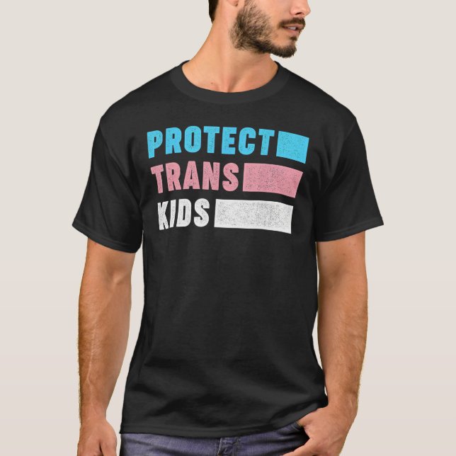 Camiseta Protect Trans Kids Say Gay Pride Month Support LGB (Anverso)