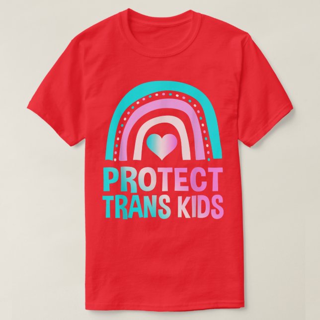 Camiseta Protect Trans Kids Shirt Support Clothes Pride Lov (Diseño del anverso)