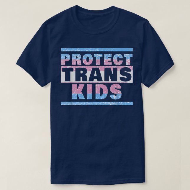 Camiseta Protect Trans Kids  Transgender Flag Protect Trans (Diseño del anverso)