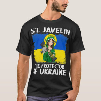 Camiseta Protector anime de Saint Javelin de bandera de Ucr