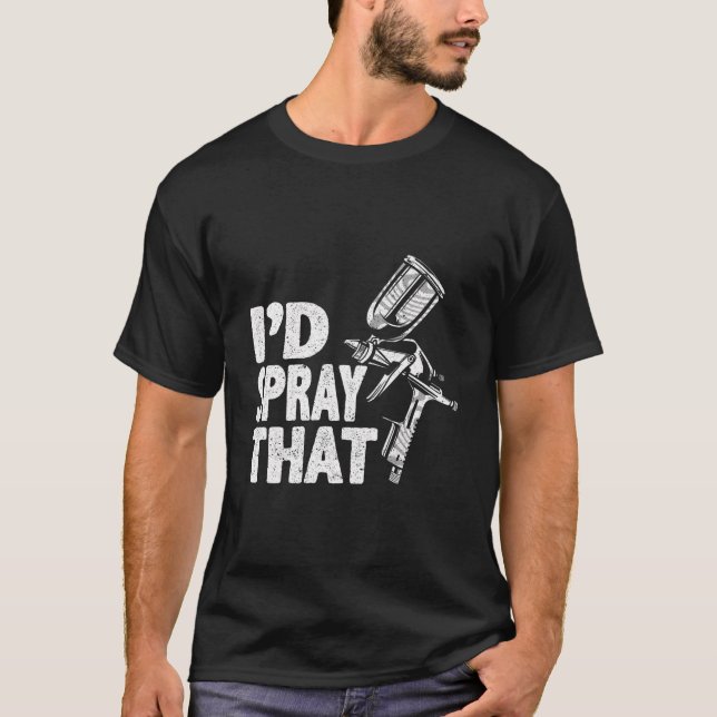 Camiseta Protector De Coches Iâ€™D Spray That Auto Body Pai (Anverso)