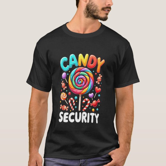 Camiseta Protector de golosinas de Halloween Seguridad Spoo (Anverso)