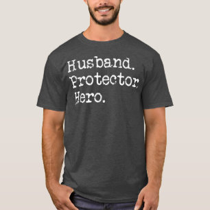 Camiseta Protector de marido Héroe Familia Orgullosa Sl