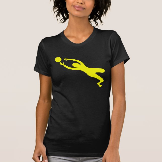Camiseta Protector de objetivos - Amarillo (Anverso)