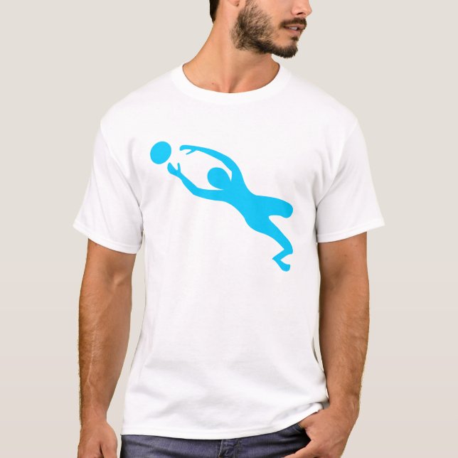 Camiseta Protector de objetivos: azul cielo (Anverso)