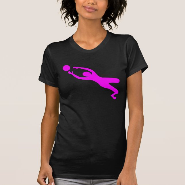 Camiseta Protector de objetivos - Magenta (Anverso)