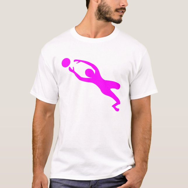 Camiseta Protector de objetivos - Magenta (Anverso)
