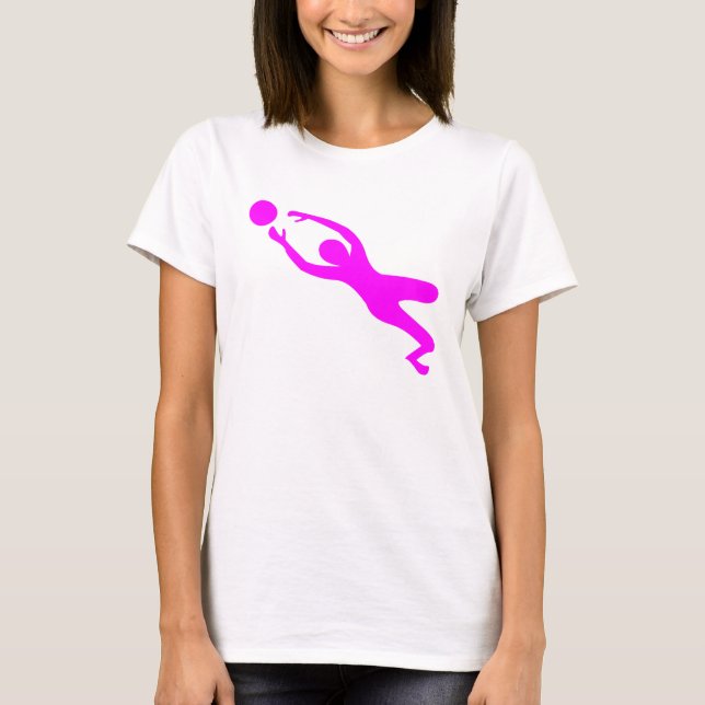 Camiseta Protector de objetivos - Magenta (Anverso)