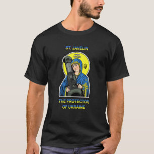 Camiseta Protector De Saint Javelin De Ucrania Apoya La Vin
